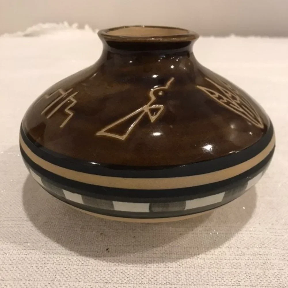 Saguaro Stoneware Vase Native Art